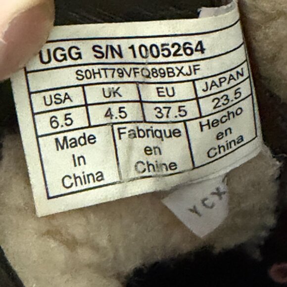 Ugg Women's Kesey Waterproof Brown Leather Lace Up Strap Boots Size 6.5 - Picture 8 of 8